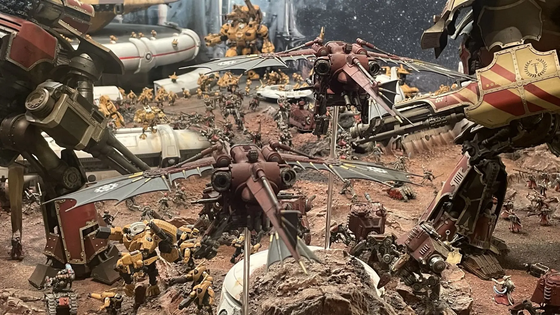 Battle scenes at WHW